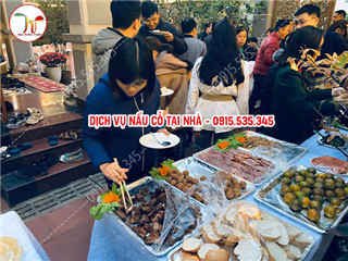 Đặt Tiệc Buffet Tại Nhà Hoàng Quốc Việt 80 Khách Nhà Chị Quỳnh