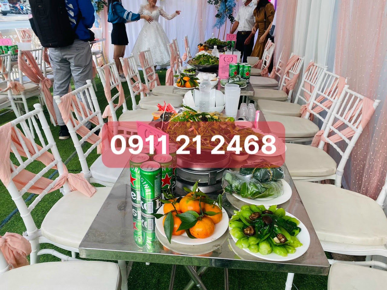 Phục vụ tiệc đám cưới ở Thanh Trì