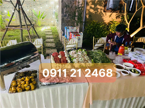 Phục vụ tiệc buffet liên hoan công ty tại Hà Nội