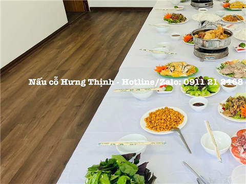 Nấu cỗ giỗ tại nhà huyện Phú Xuyên – Cỗ đông người vẫn phục vụ tận tình, chu đáo